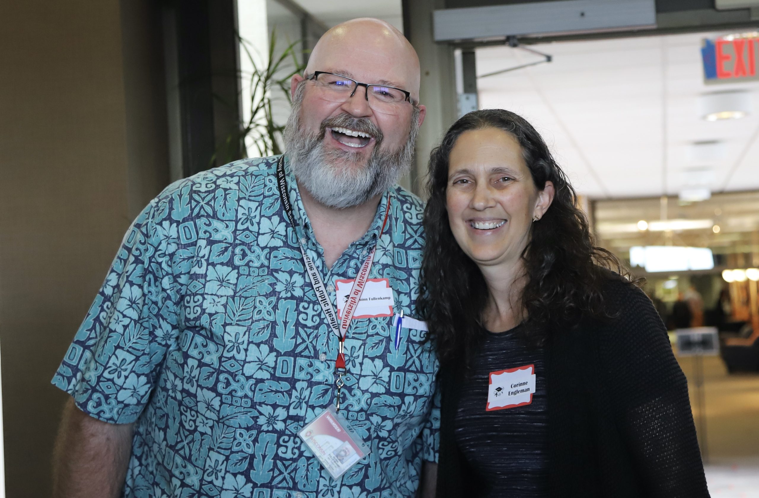 Quinn Fullenhamp and Corinne Engelman pictured together.