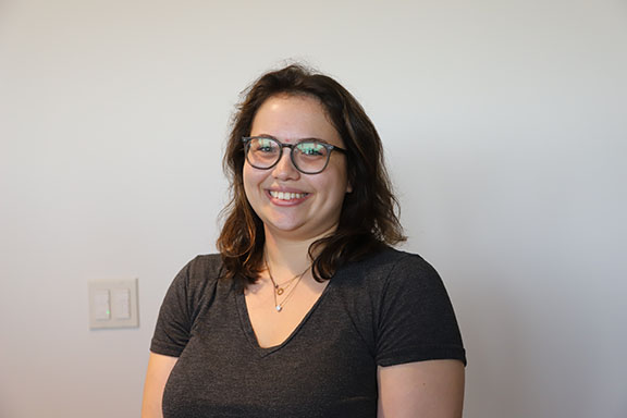 A portrait of Rachel Pomazal.